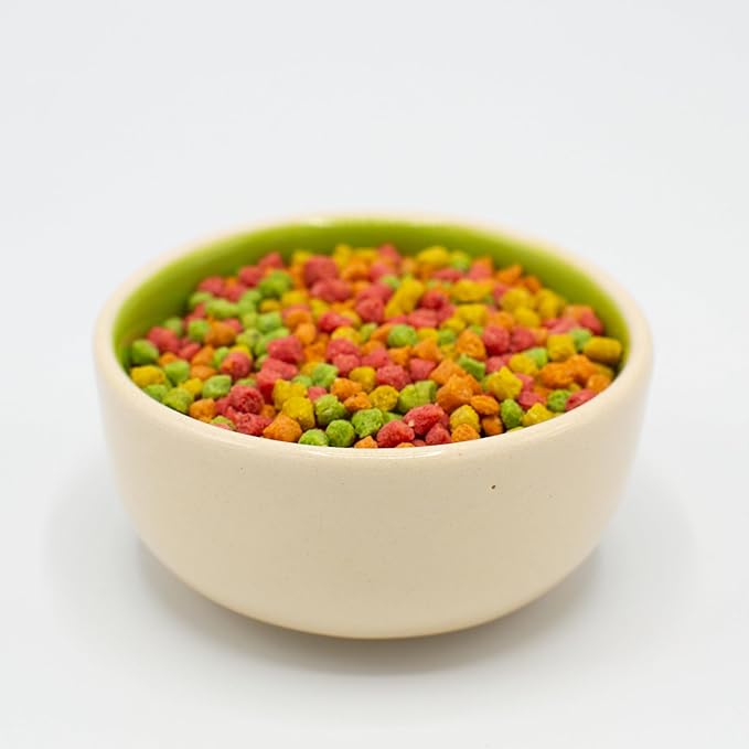 ZuPreem FruitBlend Bird Food, Bird Feed Pellets for Parakeets, Budgies, Parrotlets & Doves, ZuPreem Core Nutrition with Natural Fruit, Parakeet Food, Budgie Feed, Made in USA, (Small, 10 lb Bag)