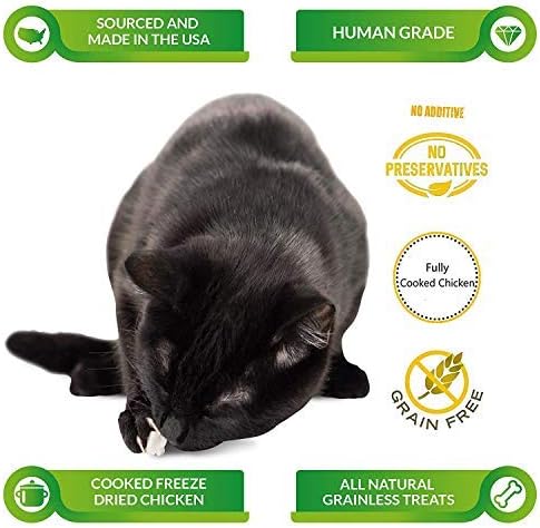 LIFE ESSENTIALS BY CAT-MAN-DOO Freeze Dried Chicken Little's for Dogs & Cats -5 oz (4) Pack