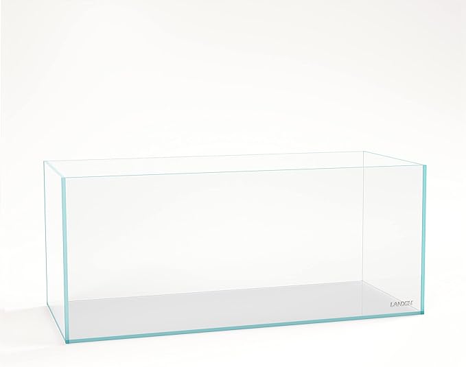 Landen 120P 72.2 Gallon Rimless Low Iron Aquarium Tank, W47.2 × D19.7 × H19.7 (120x50x50cm) 12mm Thickness with Black Nano Foam Leveling mat Included