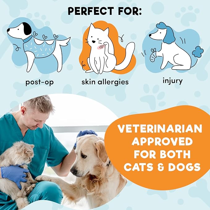 BENCMATE Inflatable Dog Cone Collar Alternative, Soft Dog Cone for Small Medium Large Dogs and Cats, Neck Recovery ECollar Donut Collar After Surgery (Small, Tennis)
