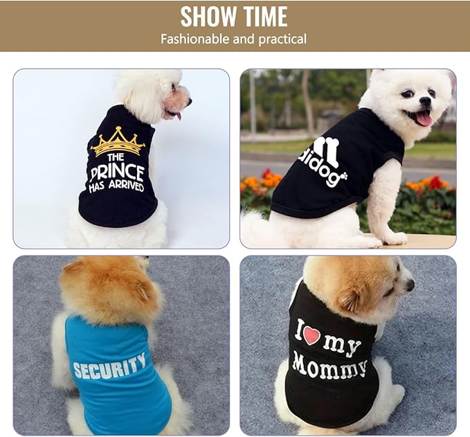 Customized Dog Shirt Custom Pet Clothes T Shirts for Small to Large Dogs Design Image Logo Text Outfits for Puppy Cat Personalized Breathable Sleeveless Pullover Light-Purple, 3XL