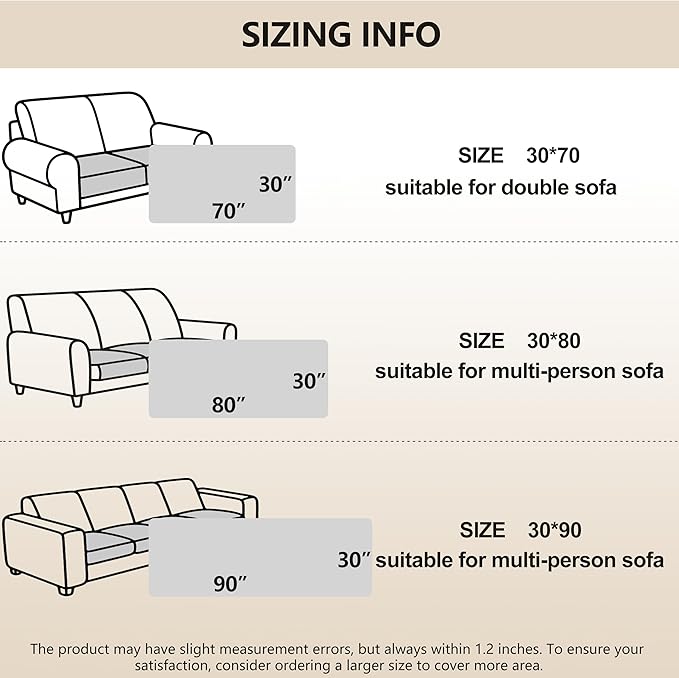 gogobunny 100% Double-Sided Waterproof Dog Bed Cover Pet Blanket Sofa Couch Furniture Protector for Puppy Large Dog Cat, Reversible (30x70 Inch (Pack of 1), Dark Beige/Light Beige)