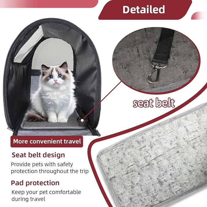 Colored Dog Footprint and Bones Pet Carrier Airline Approved Pet Carrier Bag Dog Carrier for Small Medium Cats Dogs Puppies Kitten